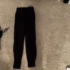 Lulu lemon Black joggers, lightly worn, drawstring, size 00.  GREAT CONDITION!!